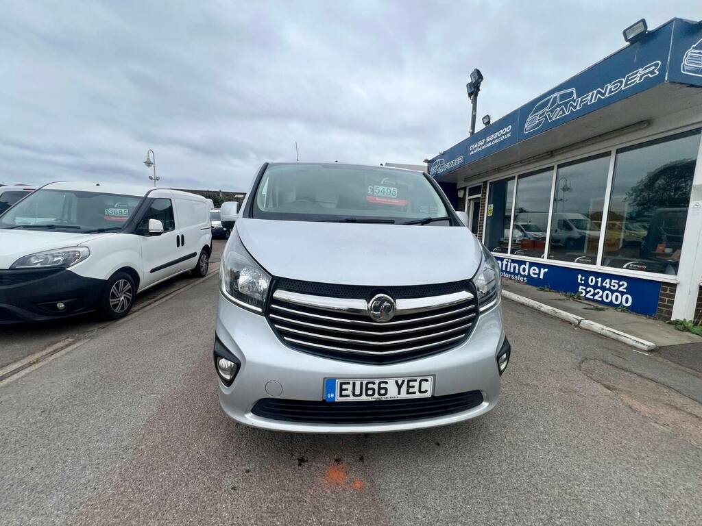Vauxhall Vivaro 2700 1.6Cdti Biturbo 125Ps Sportive H1 Van Silver #5