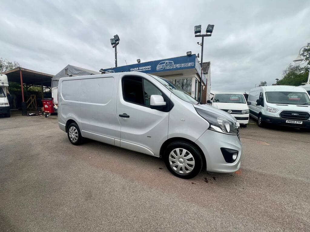 Vauxhall Vivaro 2700 1.6Cdti Biturbo 125Ps Sportive H1 Van Silver #3