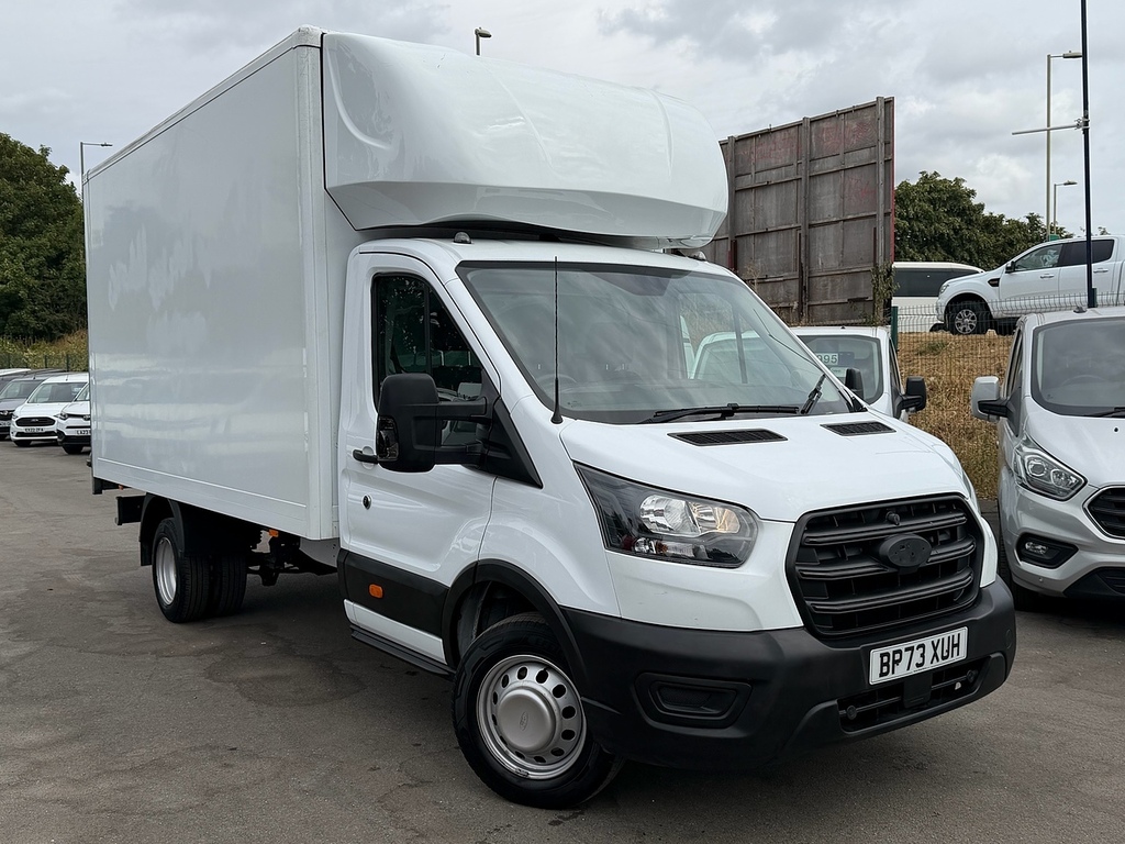 Ford Transit Custom 2.0 350 Ecoblue Hd Leader Chassis Cab M BP73XUH White
