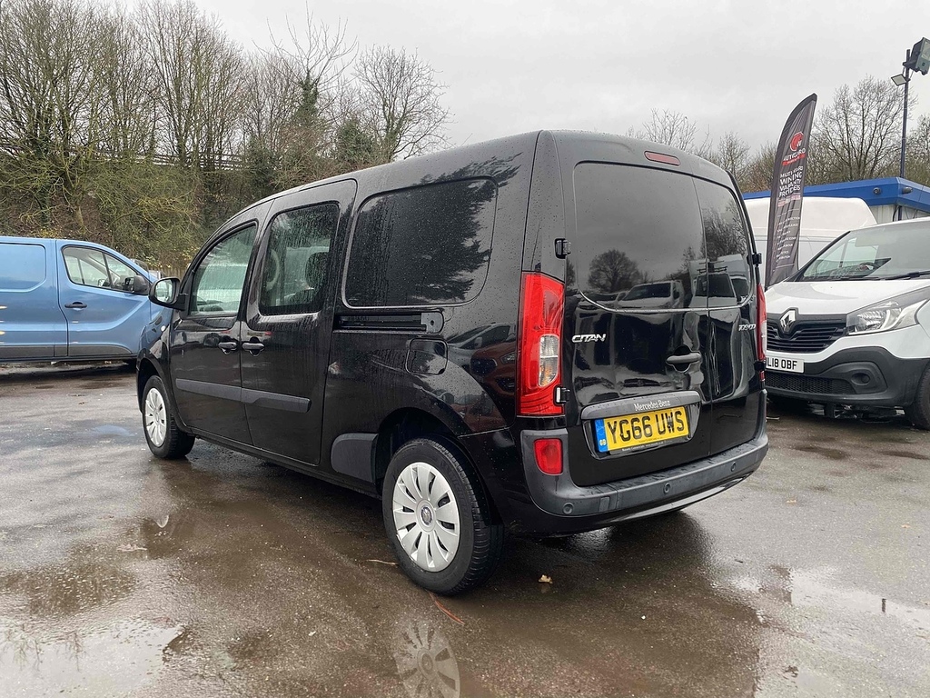 Mercedes-Benz CITAN 1.5 109 Cdi Crew Van Double Cab 6Dr Black #6