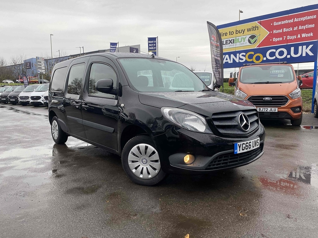 Mercedes-Benz CITAN 1.5 109 Cdi Crew Van Double Cab 6Dr Black