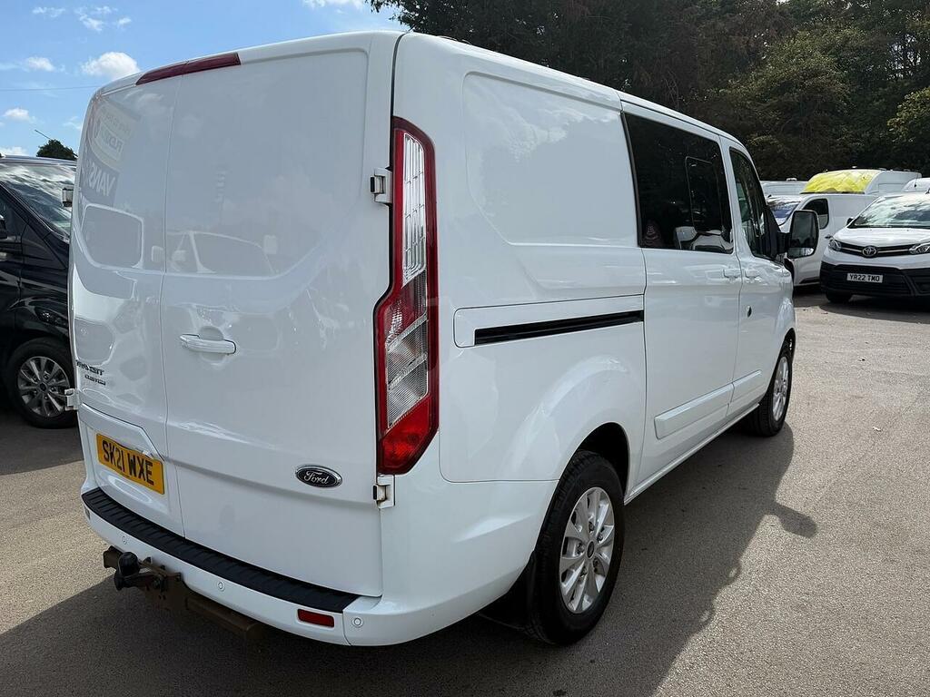 Ford Transit Custom 2.0 300 Ecoblue Limited Crew Van Double Cab Di SK21WXE White #6