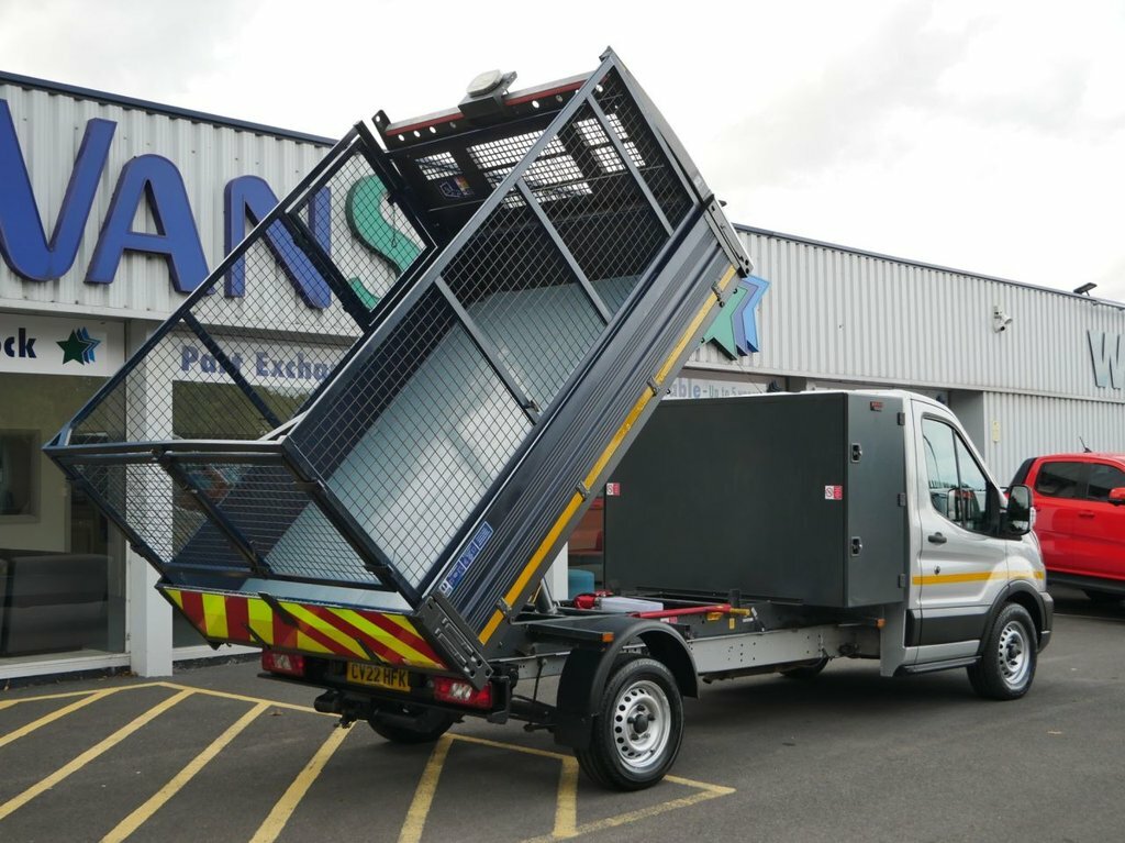 Ford Transit Custom 2L 2.0 350 Ecoblue Leader Chassis Cab M Silver #2