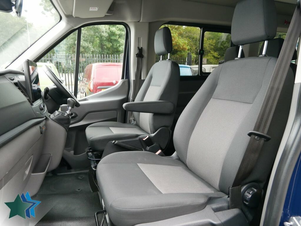Ford Transit Custom 2L 2.0 460 Ecoblue Leader Minibus Double Cab D Blue #4