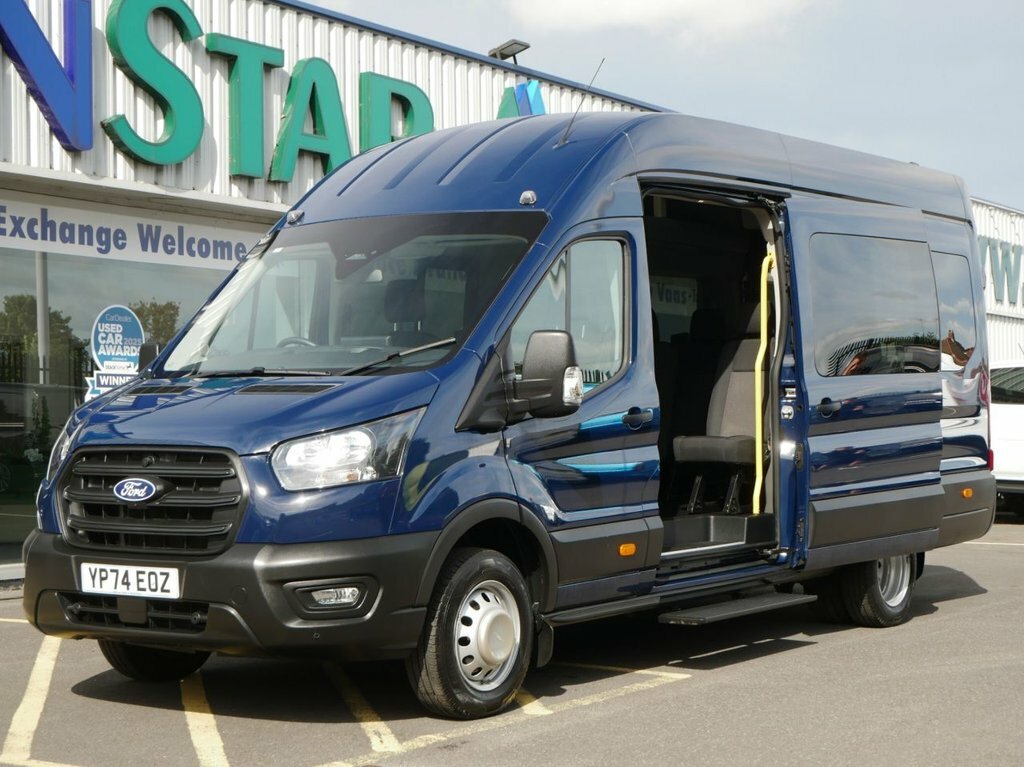 Ford Transit Custom 2L 2.0 460 Ecoblue Leader Minibus Double Cab D Blue #6