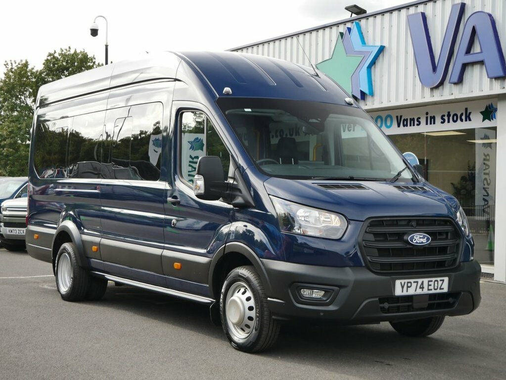 Ford Transit Custom 2L 2.0 460 Ecoblue Leader Minibus Double Cab D Blue