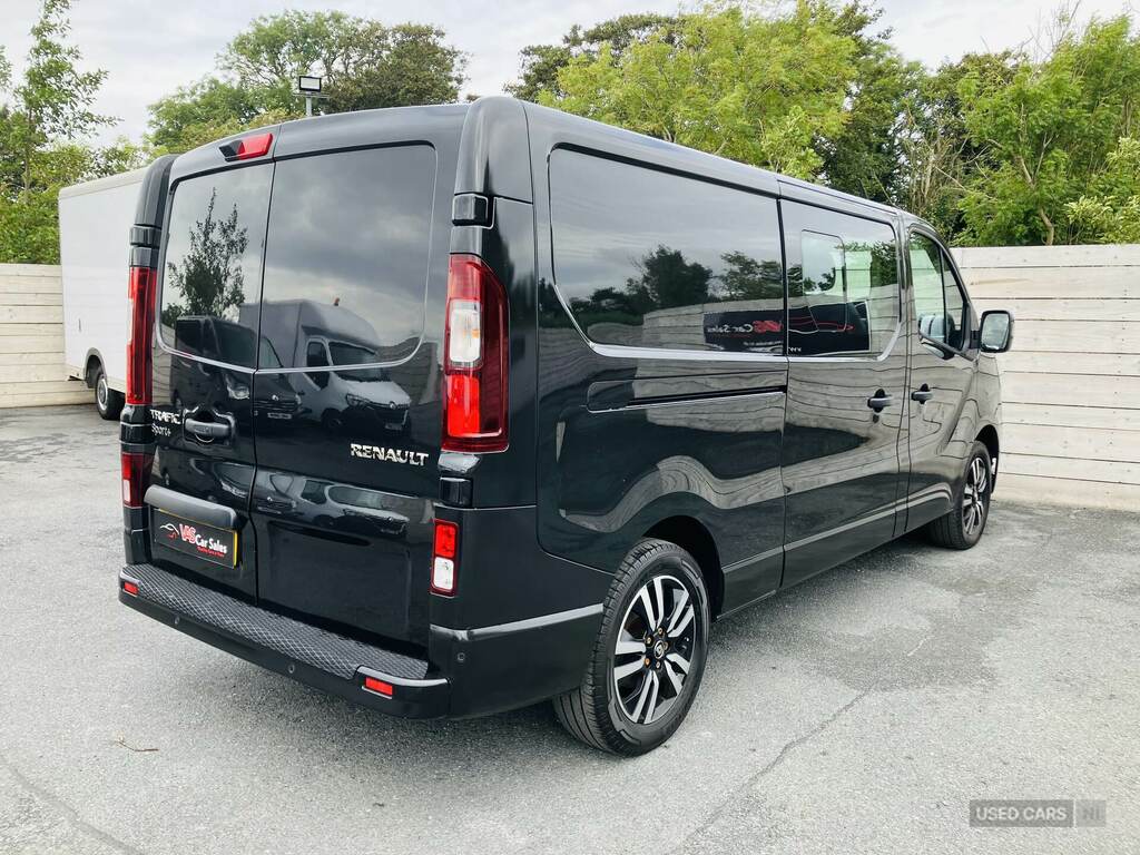 Renault Trafic Ll30 Blue Dci 150 Sport Crew Van ML23LYW Black #6