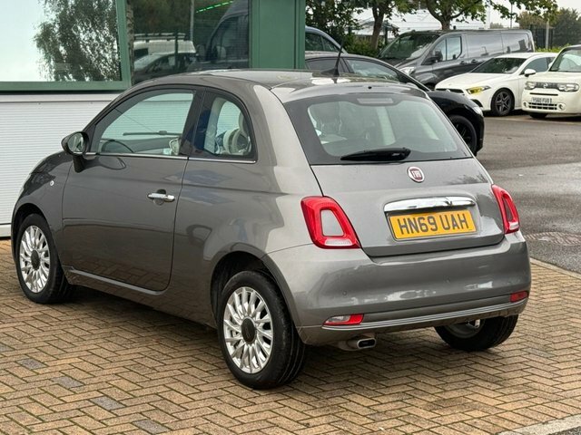 Fiat 500 2019 1.2 Lounge Hatchback Euro 6 Grey #4