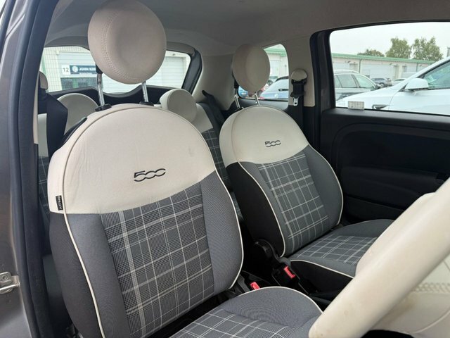 Fiat 500 2019 1.2 Lounge Hatchback Euro 6 Grey #3