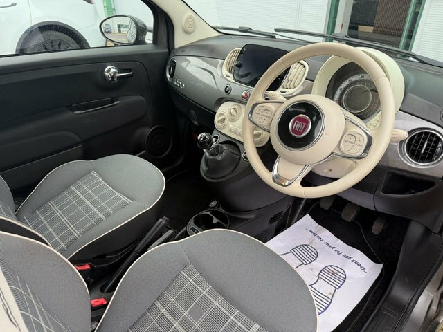 Fiat 500 2019 1.2 Lounge Hatchback Euro 6 Grey #2