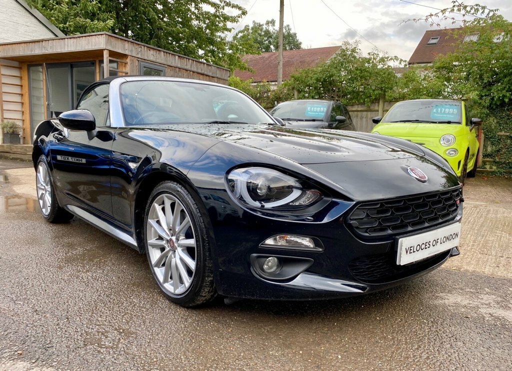 Fiat 124 Spider Convertible Black #6