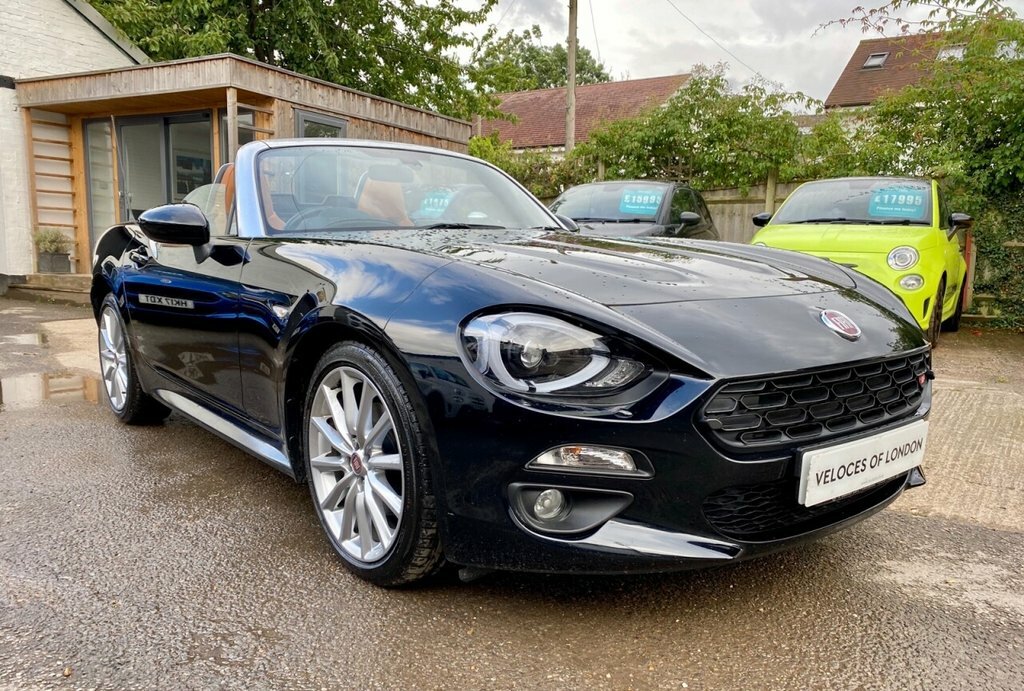 Fiat 124 Spider Petrol White #13