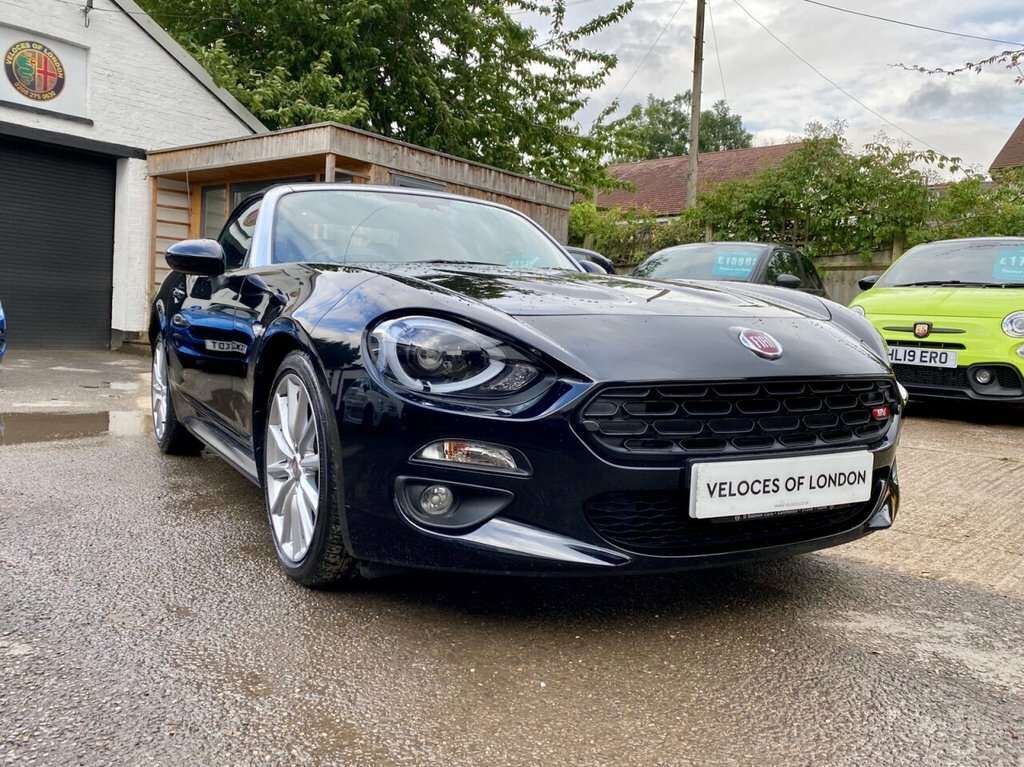 Fiat 124 Spider Convertible Black #5