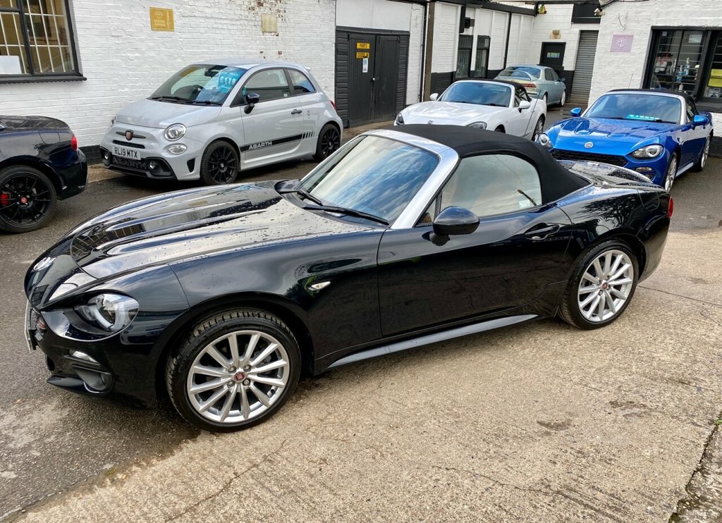 Fiat 124 Spider Petrol White #9