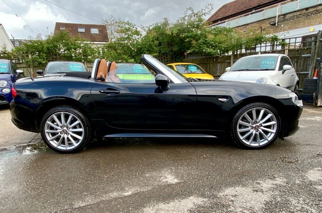 Fiat 124 Spider Petrol White #15