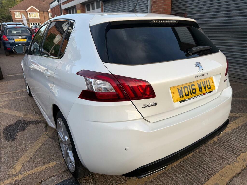 Peugeot 308 1.2 Puretech Gt Line Euro 6 S S White #6
