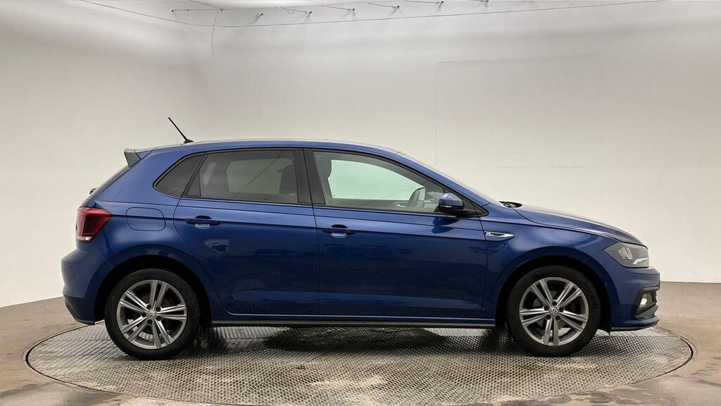 Volkswagen Polo 1.0 Tsi R-line Euro 6 Ss Blue #4