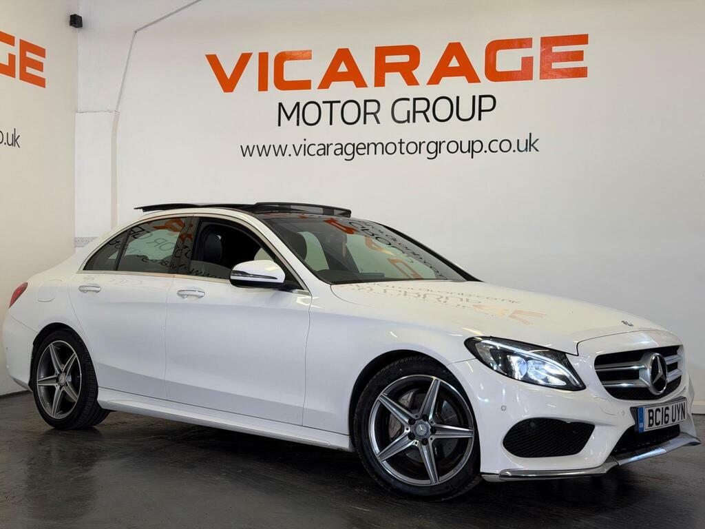 Mercedes-Benz C Class 2.1 C220d Amg Line Premium 7G-tronic Euro 6 S White