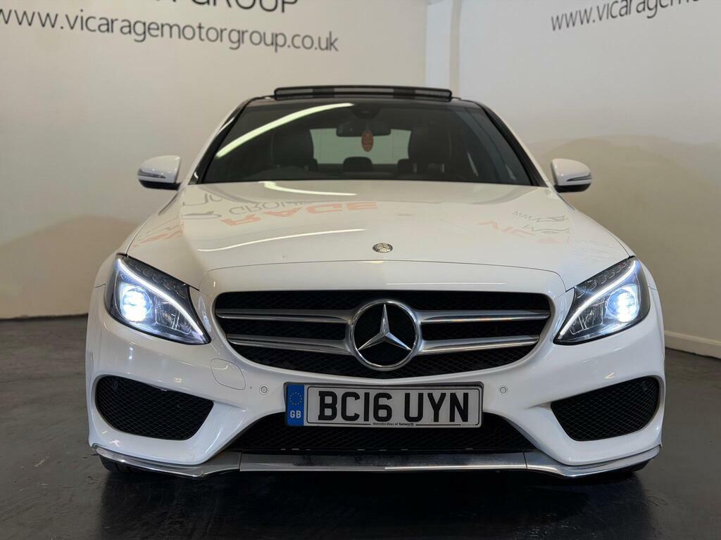 Mercedes-Benz C Class 2.1 C220d Amg Line Premium 7G-tronic Euro 6 S White #2