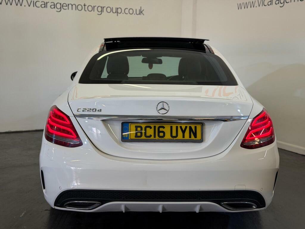 Mercedes-Benz C Class 2.1 C220d Amg Line Premium 7G-tronic Euro 6 S White #4