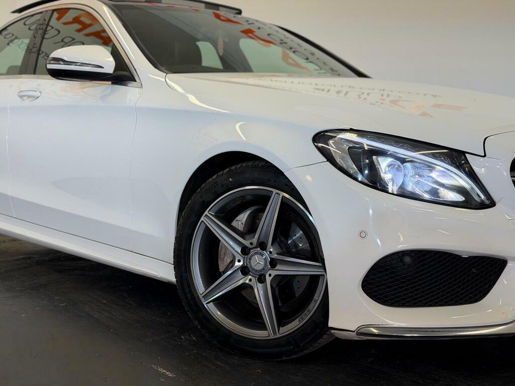 Mercedes-Benz C Class 2.1 C220d Amg Line Premium 7G-tronic Euro 6 S White #5