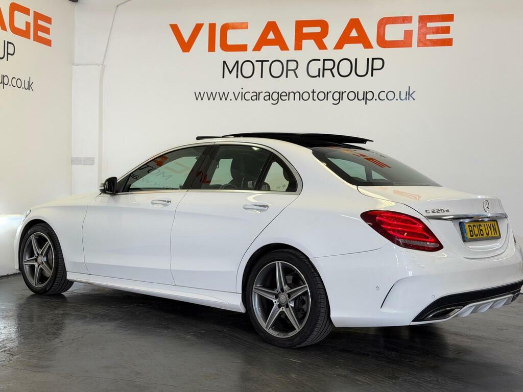 Mercedes-Benz C Class 2.1 C220d Amg Line Premium 7G-tronic Euro 6 S White #3