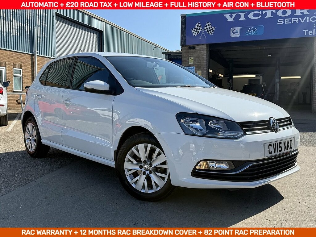 Volkswagen Polo 1.2 Tse Bluemotion Tech Se Dsg U12352 U White