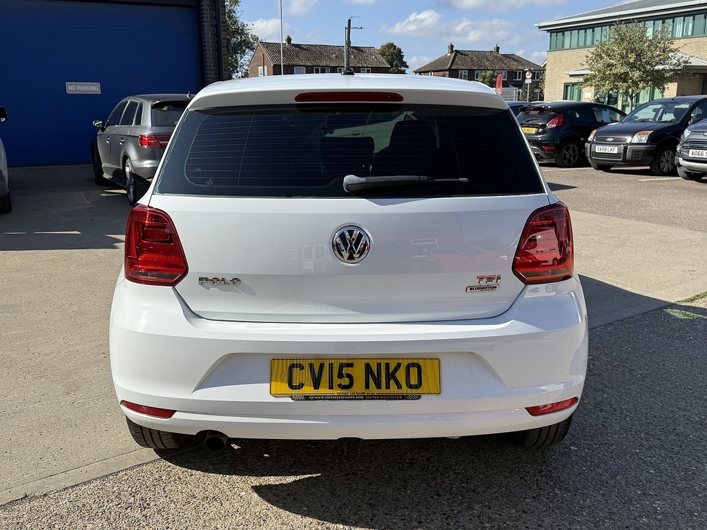 Volkswagen Polo 1.2 Tse Bluemotion Tech Se Dsg U12352 U White #3