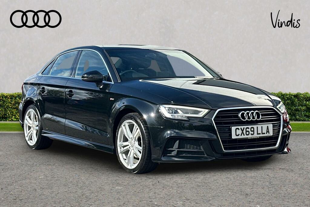 Audi A3 Audi A3 Saloon S Line 30 Tfsi 116 Ps 6-Speed Black