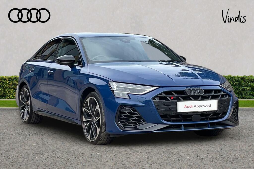 Audi A3 Audi S3 Saloon Black Edition Tfsi 333 Ps S Tronic Blue