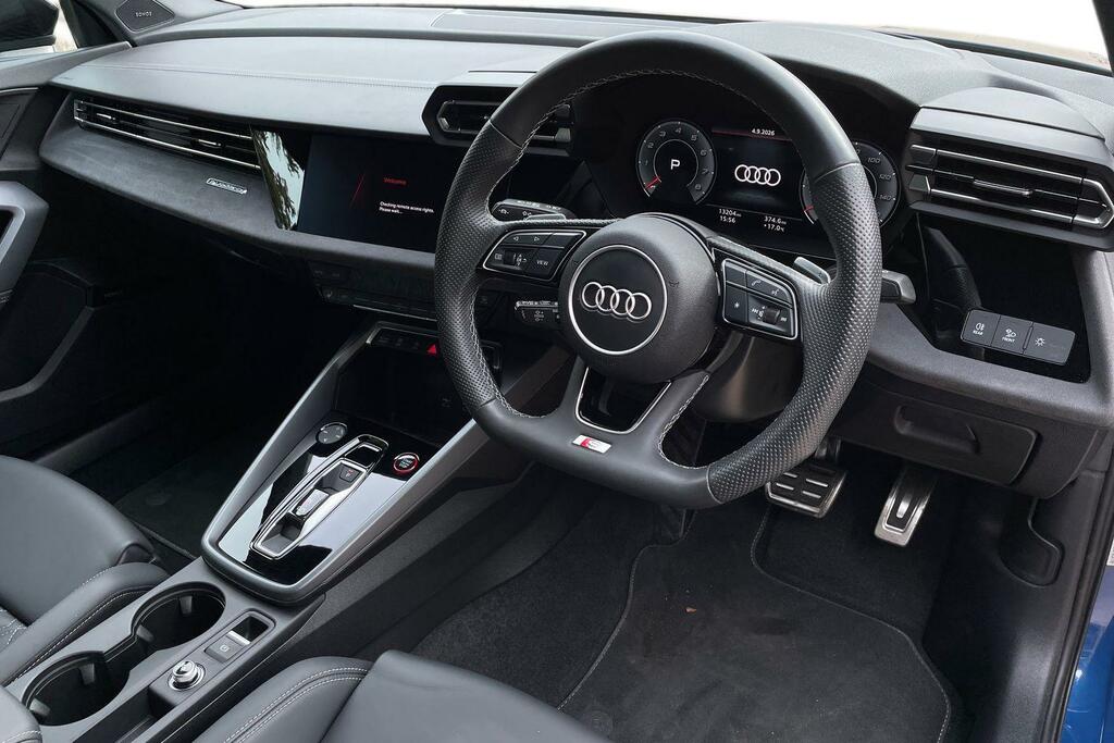 Audi A3 Audi S3 Saloon Black Edition Tfsi 333 Ps S Tronic WK74YLS Blue #6
