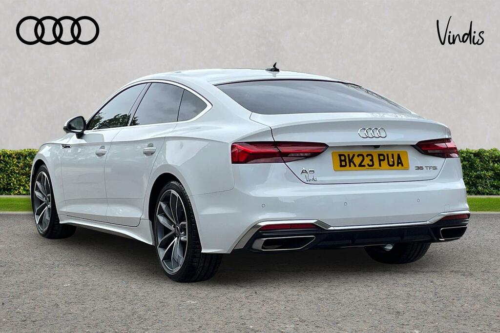 Audi A5 Audi A5 Sportback S Line 35 Tfsi 150 Ps S Tronic BK23PUA White #3