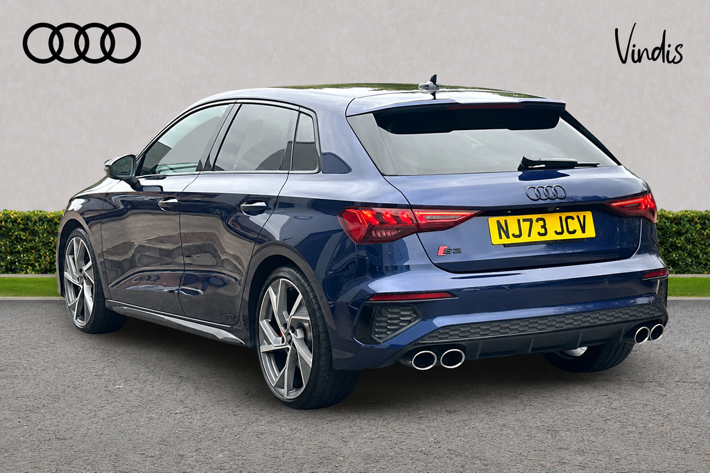 Audi A3 Audi S3 Sportback Black Edition Tfsi 310 Ps S Tron NJ73JCV Blue #3