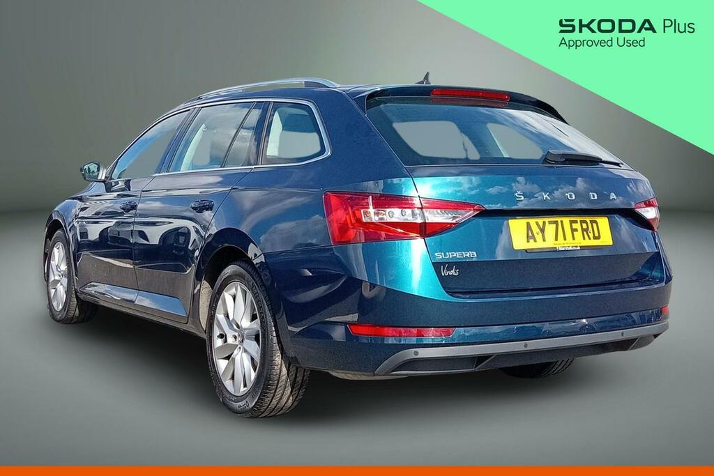 Skoda Superb Skoda Superb Estate Se 1.5 Tsi 150 Ps Dsg Blue #3