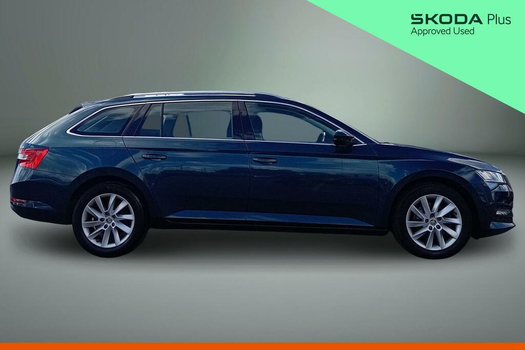 Skoda Superb Skoda Superb Estate Se 1.5 Tsi 150 Ps Dsg Blue #4