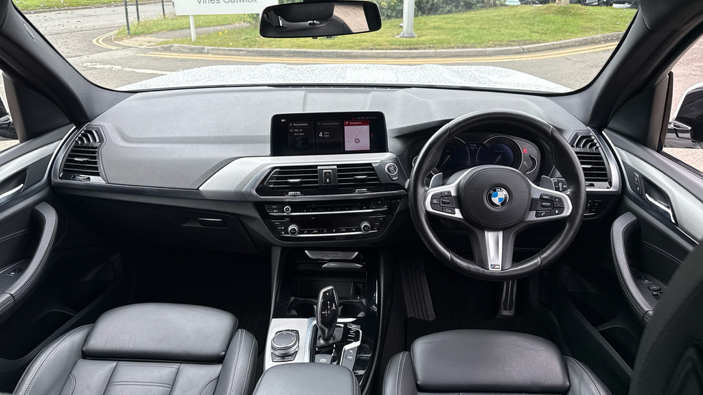 BMW X3 X3 Xdrive20d M Sport White #4