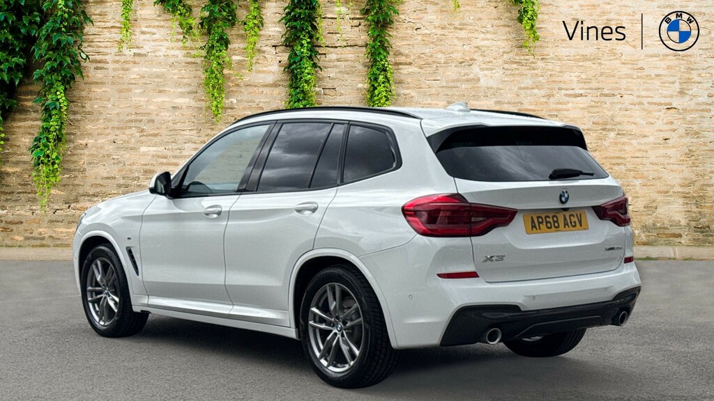 BMW X3 X3 Xdrive20d M Sport White #2