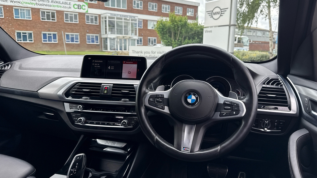 BMW X3 X3 Xdrive20d M Sport White #5