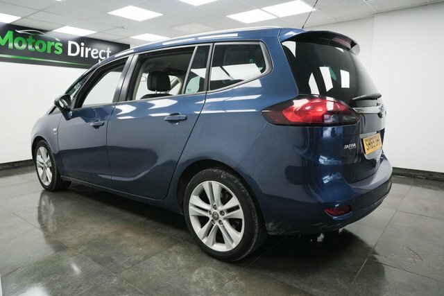 Vauxhall Zafira Tourer 1.4I Turbo Sri Euro 6 Blue #6