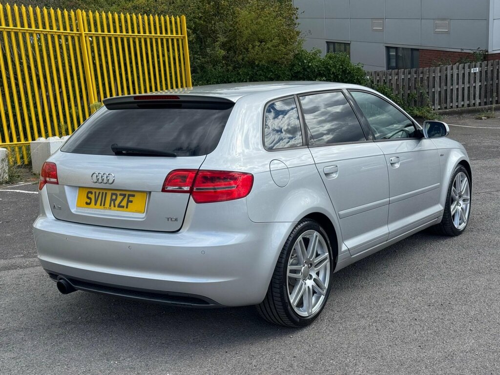 Audi A3 2.0 Tdi S Line Sportback Euro 5 Ss SV11RZF Silver #6