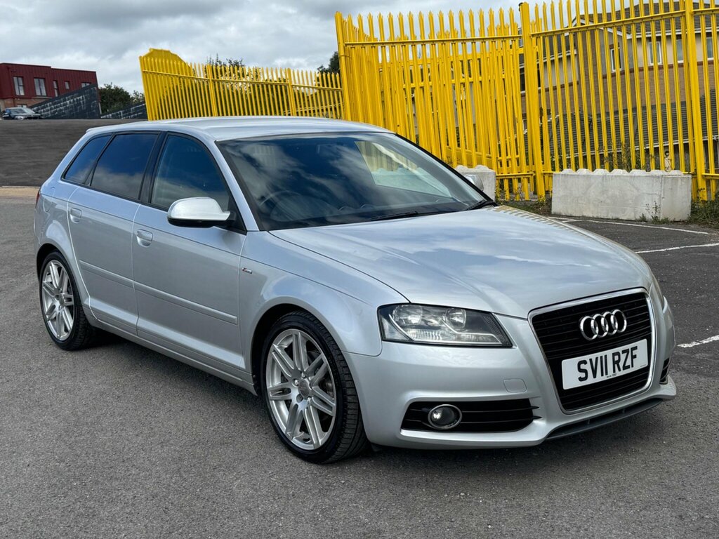 Audi A3 2.0 Tdi S Line Sportback Euro 5 Ss SV11RZF Silver #4