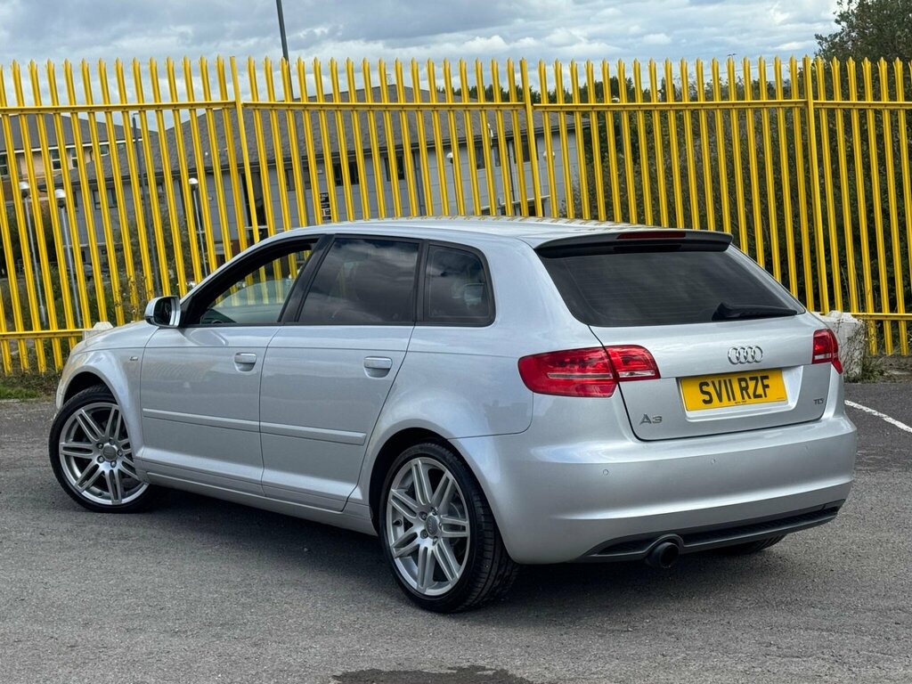 Audi A3 2.0 Tdi S Line Sportback Euro 5 Ss SV11RZF Silver #2