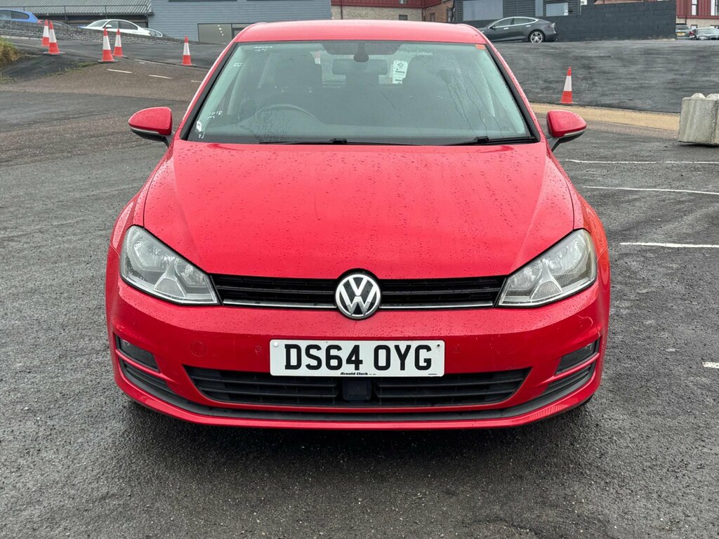 Volkswagen Golf 1.6 Tdi Bluemotion Tech Match Euro 5 Ss DS64OYG Red #3