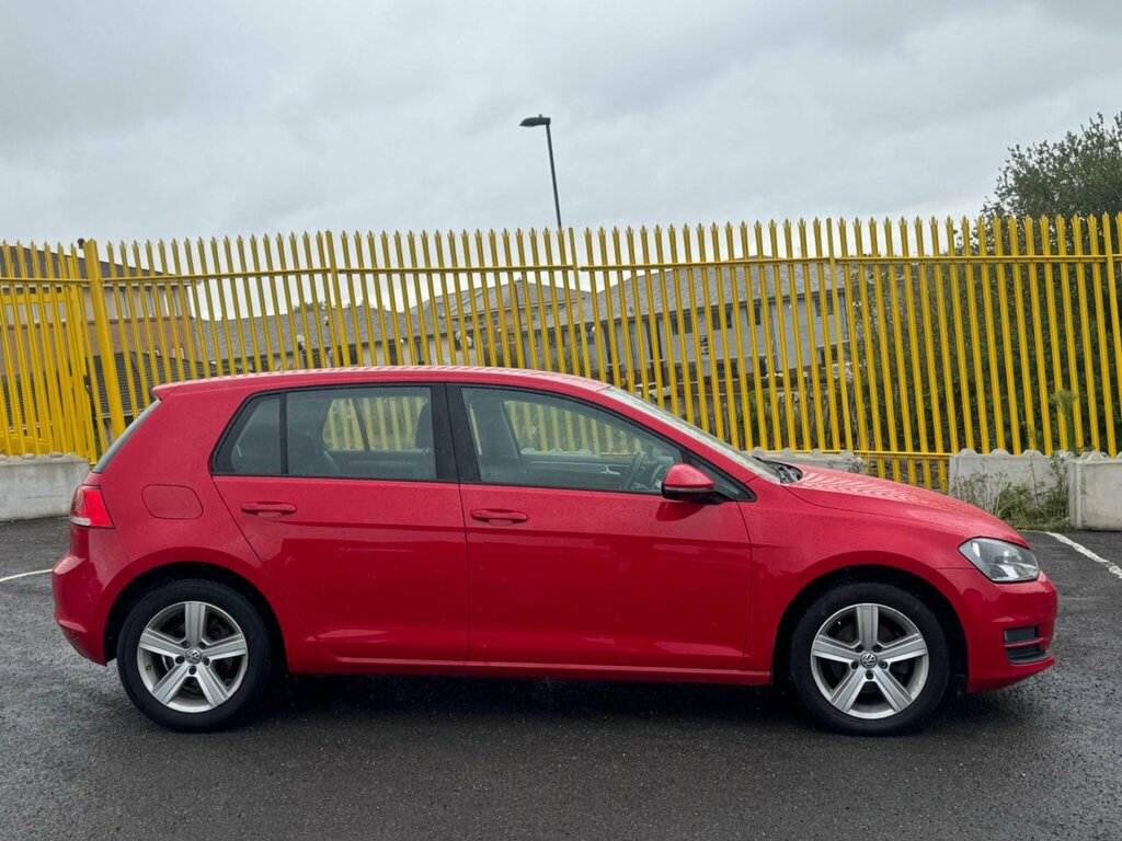 Volkswagen Golf 1.6 Tdi Bluemotion Tech Match Euro 5 Ss DS64OYG Red #6
