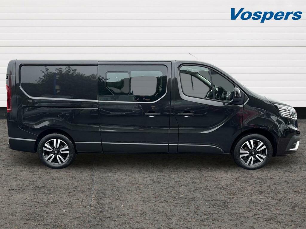Renault Trafic Ll30 Blue Dci 150 Extra Sport Safety Crew Van Black #2