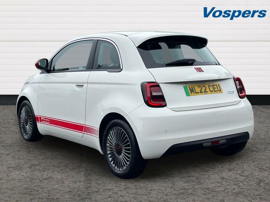 Fiat 500 87Kw Red 42Kwh White #5