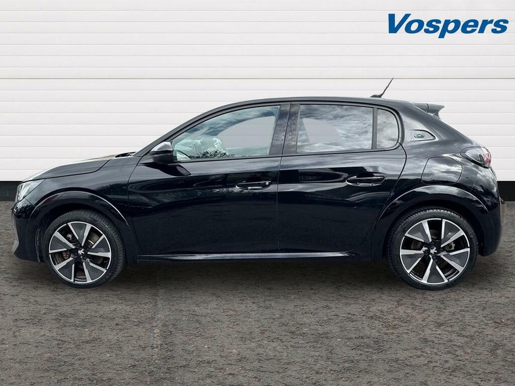 Peugeot e-208 100Kw Gt Line 50Kwh Black #4