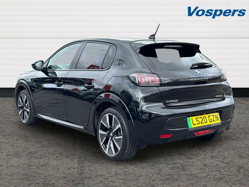 Peugeot e-208 100Kw Gt Line 50Kwh Black #5