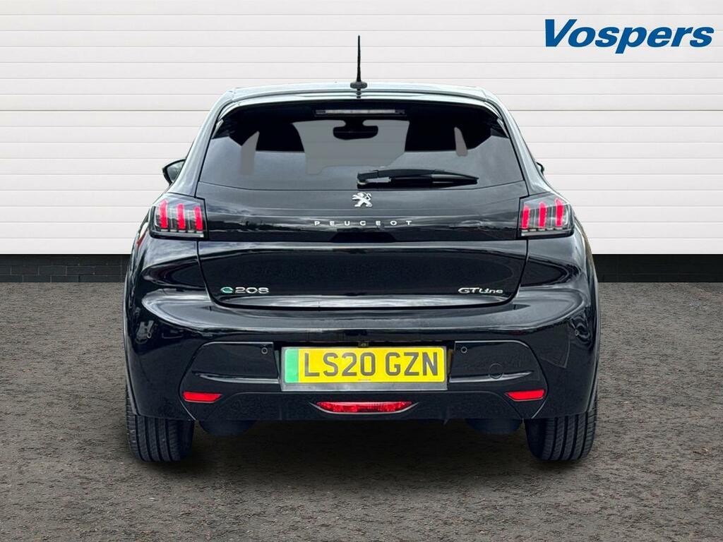 Peugeot e-208 100Kw Gt Line 50Kwh Black #6