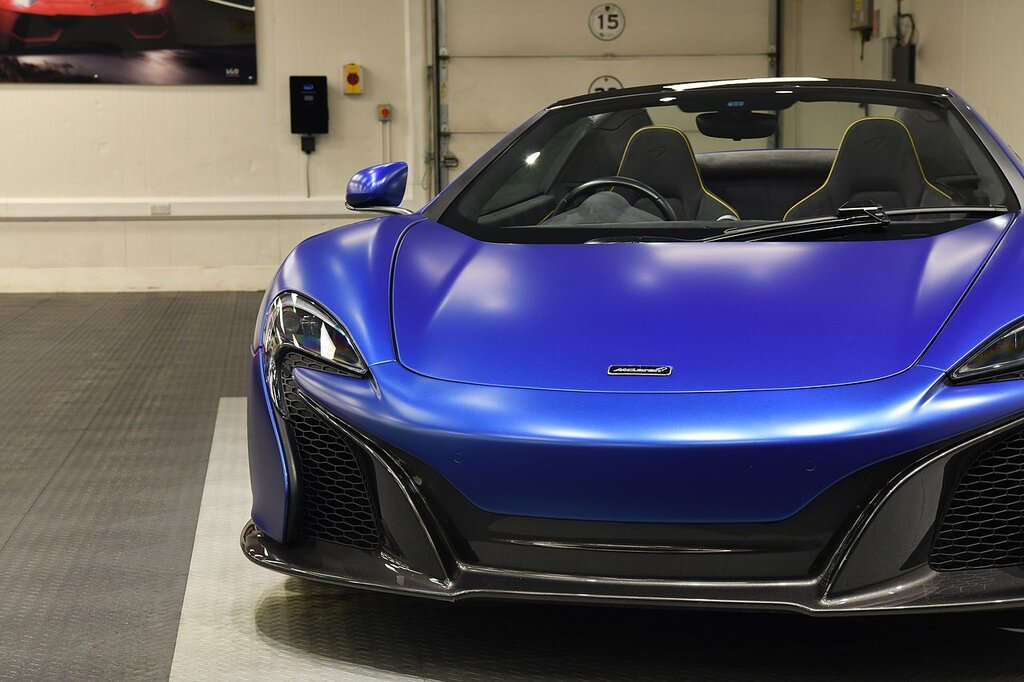 McLaren 650S Convertible Blue #28